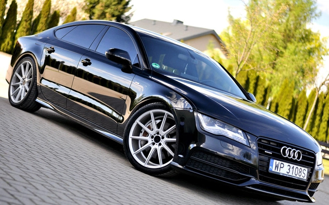Audi A7 cena 85500 przebieg: 298590, rok produkcji 2012 z Płock małe 781